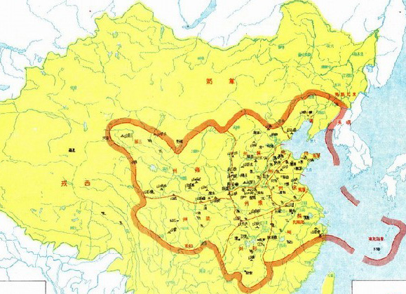 夏朝地图——中国古代夏朝地图图片