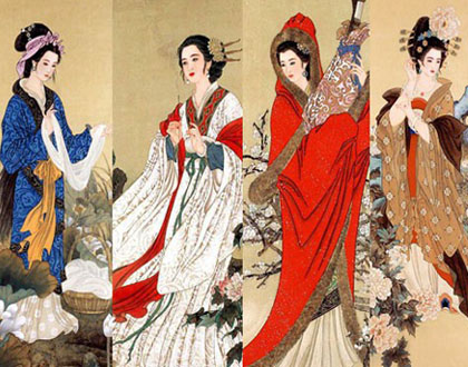 古代四大美女图片