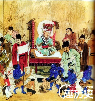 冰山地狱,油锅地狱,牛坑地狱,石压地狱,舂臼地狱,血池地狱,枉死地狱