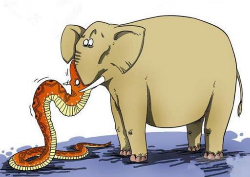 人心不足蛇吞象的故事典故 人心不足蛇吞象意