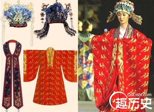明朝服饰:明代皇后霞帔图片