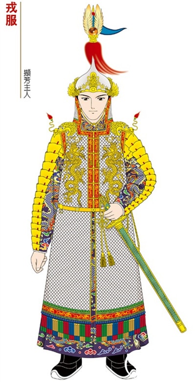 明朝服饰:明朝皇帝戎服详解-趣历史