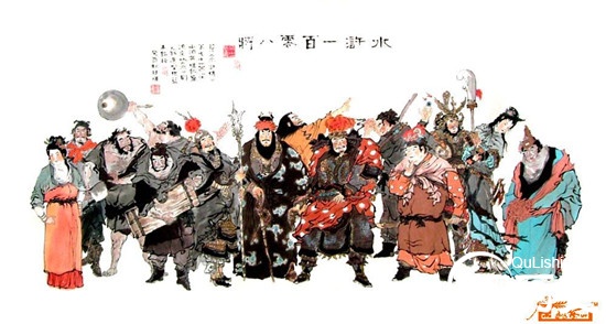 水泊梁山108将人物的最后归属 108将排名及绰号-趣历史