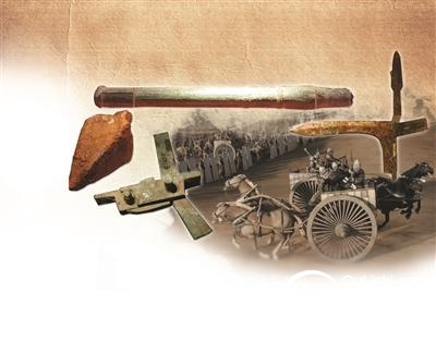 盘点古代战争兵器:春秋战车决斗 明朝火铳作战