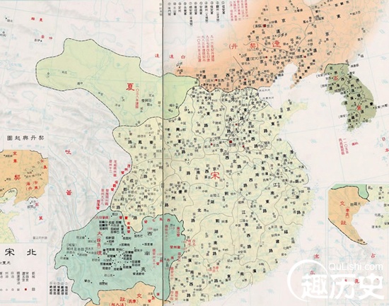 宋朝地图中国古代两宋时期地图