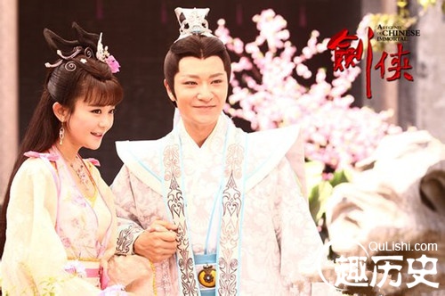 吕洞宾的妻子,美貌如花,柔情似水的雪蛟,为报吕洞宾救命恩情,一直