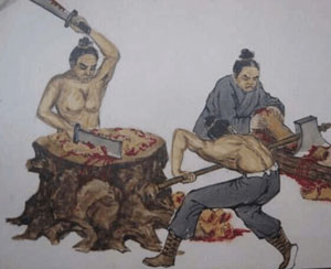 这里说的梳洗并不是女子的梳妆打扮,而是一种极为残酷的