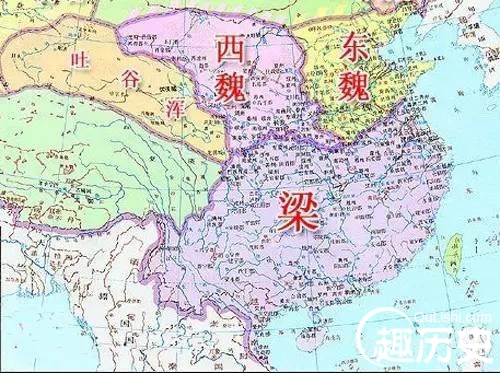梁朝地图-千图网